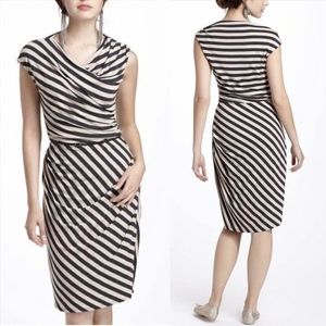 ANTHROPOLOGIE Given Then Gathered Column Dress